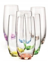 Sklenice - Club Rainbow 350ml 6ks
