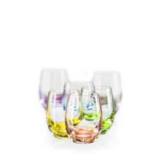 Sklenice - Club Rainbow 300ml 6ks