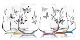 Sklenice - Sandra Butterfly 380ml 6ks