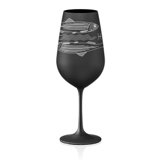 Sklenice na víno - Znamení ryby 550ml