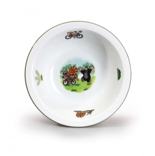 Miska Praktik Krteček a šnek 16cm zelená linka